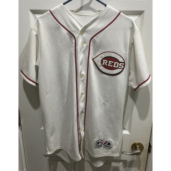 Ken Griffey Majestic Cincinnati Reds Jersey Mens M - Picture 2 of 5